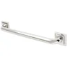 Claremont 18" Brass Decorative Grab Bar in Polished Nickel