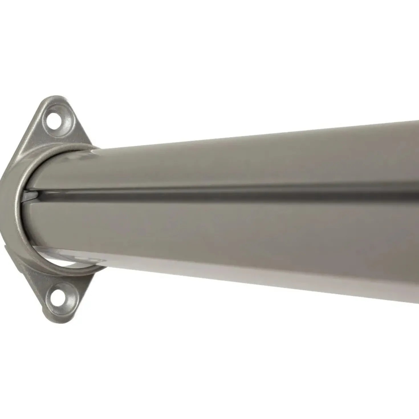 Closet Rod with Integrated LED Light in Black