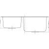 Dawn ASU110 30" Double Bowl Undermount 18 Gauge Stainless Steel Kitchen Sink