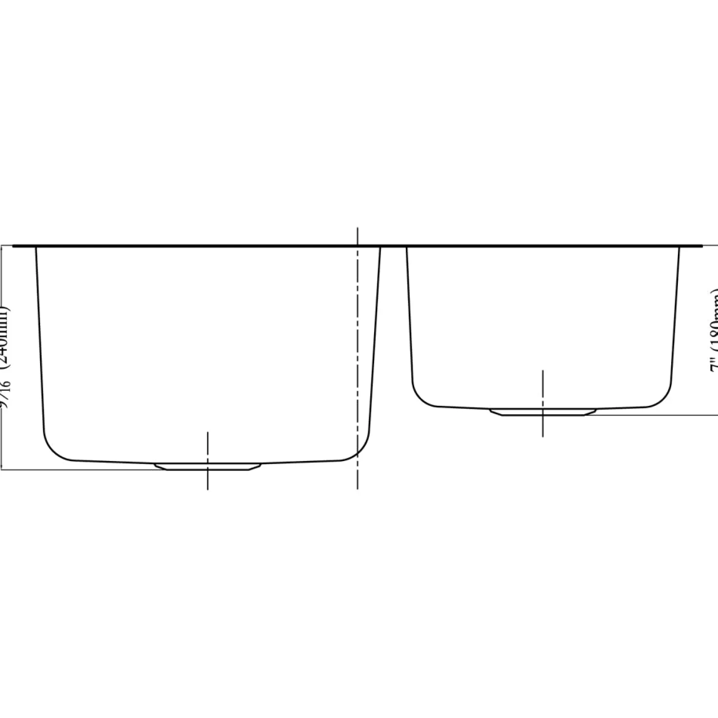 Dawn ASU110 30" Double Bowl Undermount 18 Gauge Stainless Steel Kitchen Sink