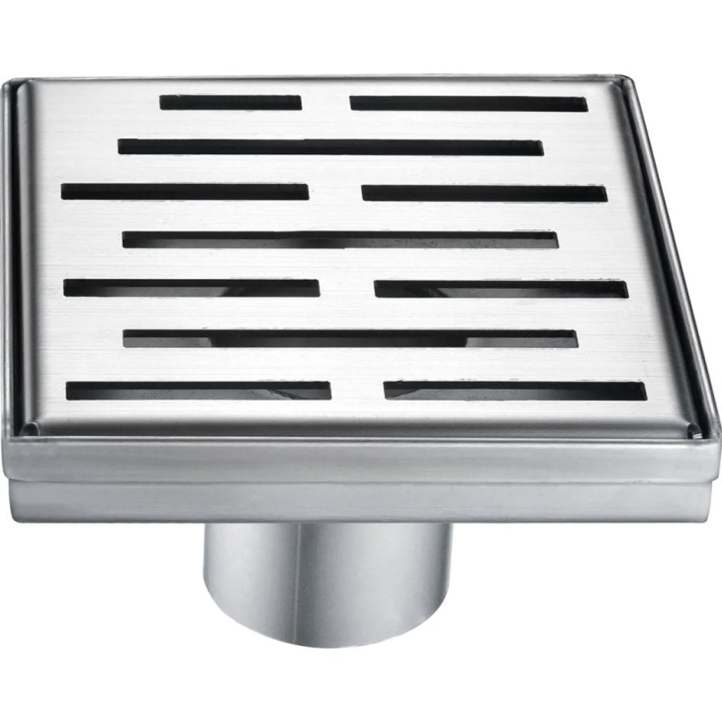 Dawn LAN050504 Amazon River Series - Square Shower Drain 5"L (Stamping technique & press in the base)