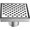 Dawn LRE050504 Rhone River Series - Square Shower Drain 5"L (Stamping technique & press in the base)