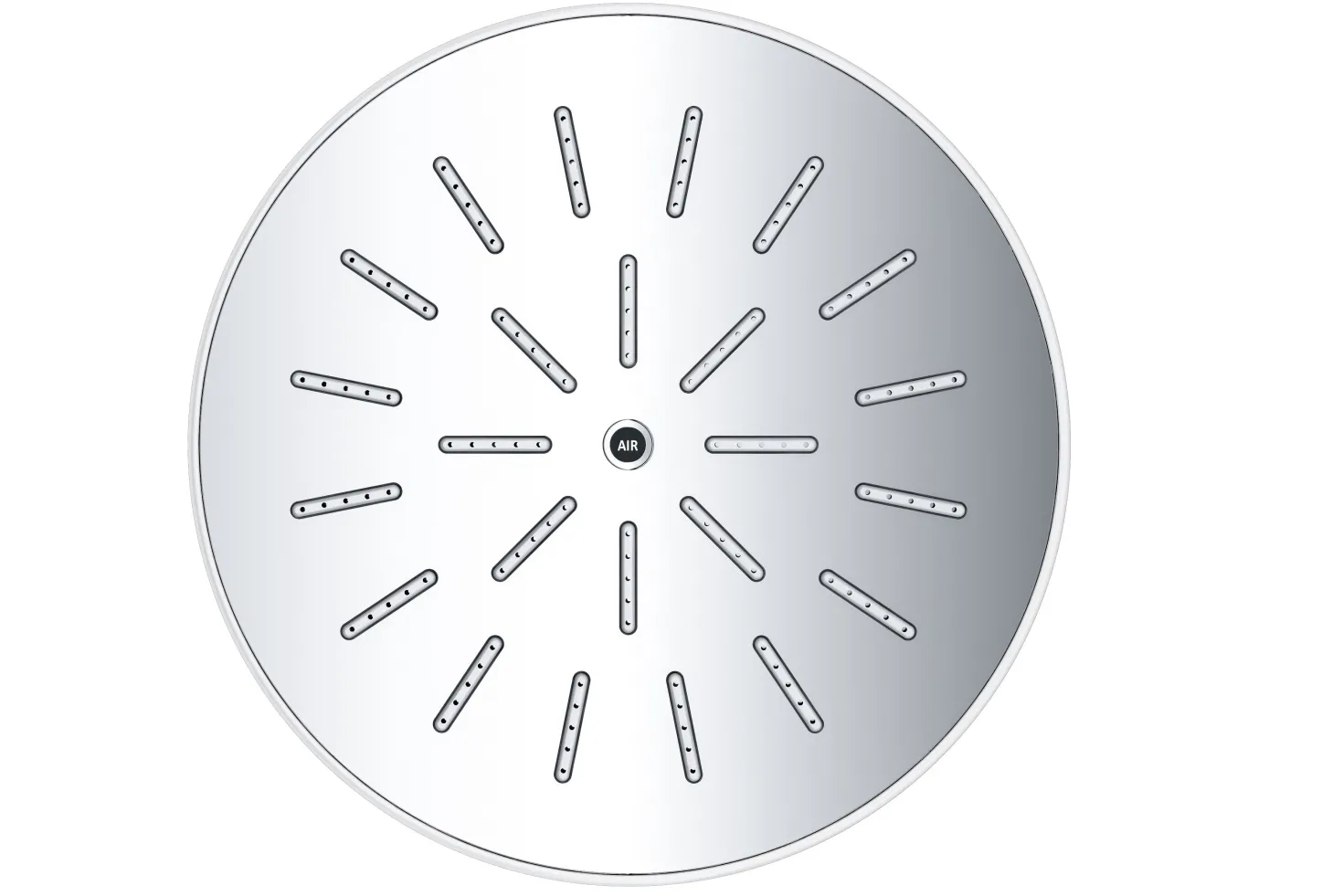 Dawn Single Function Round Rain Showerhead
