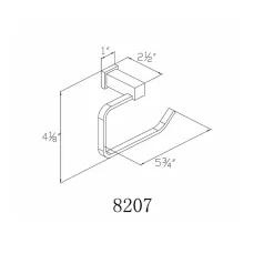 Dawn Square Series Toilet Paper Holder