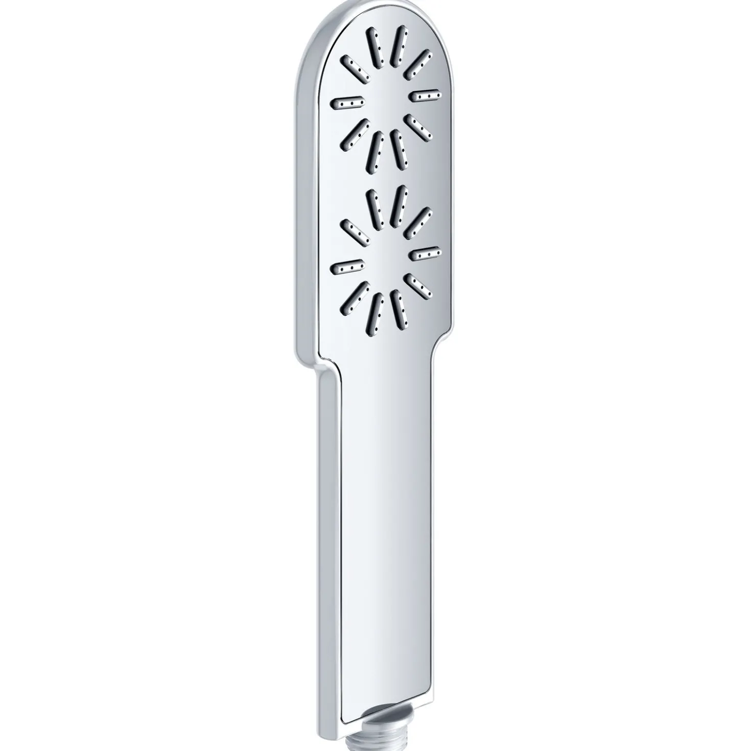 Dawn Stainless Steel Round Hand Shower with White Lines