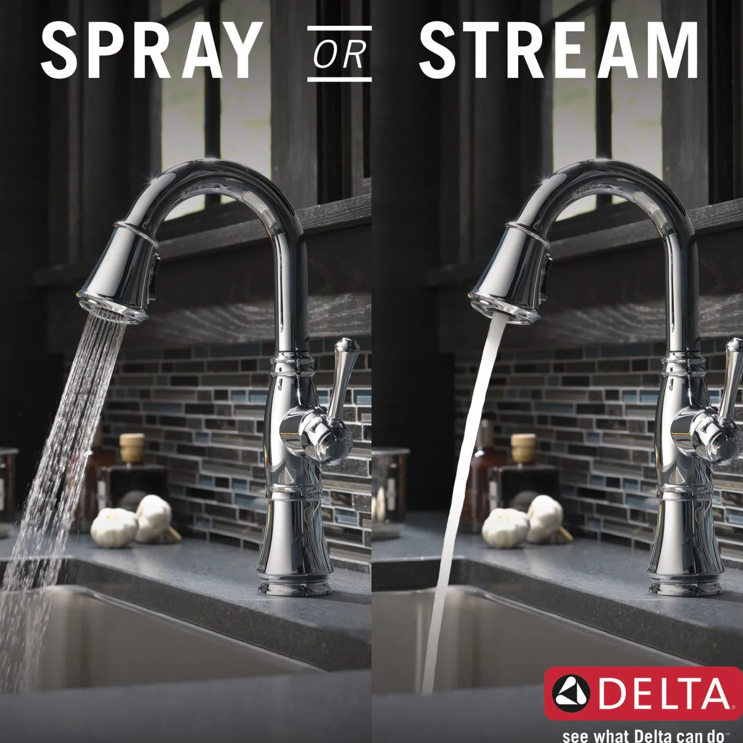 Delta Cassidy Single Handle Pulldown Bar Prep Faucet
