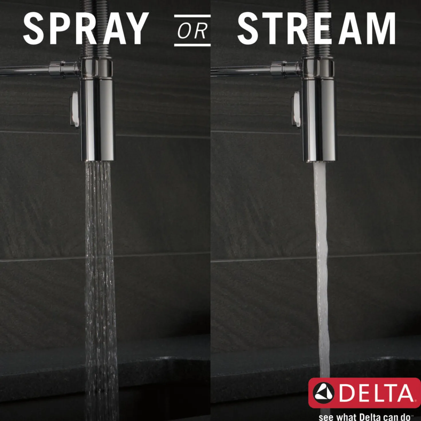 Delta Trinsic Pro Single Handle Pull-Down Kitchen Faucet With Spring Spout