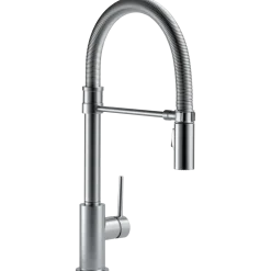 Delta Trinsic Pro Single Handle Pull-Down Kitchen Faucet With Spring Spout