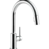 Delta Trinsic Single Handle Limited Swivel Pull-Down Kitchen Faucet