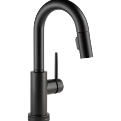 Delta Trinsic Single Handle Pull-Down Bar Faucet with TouchO Technology