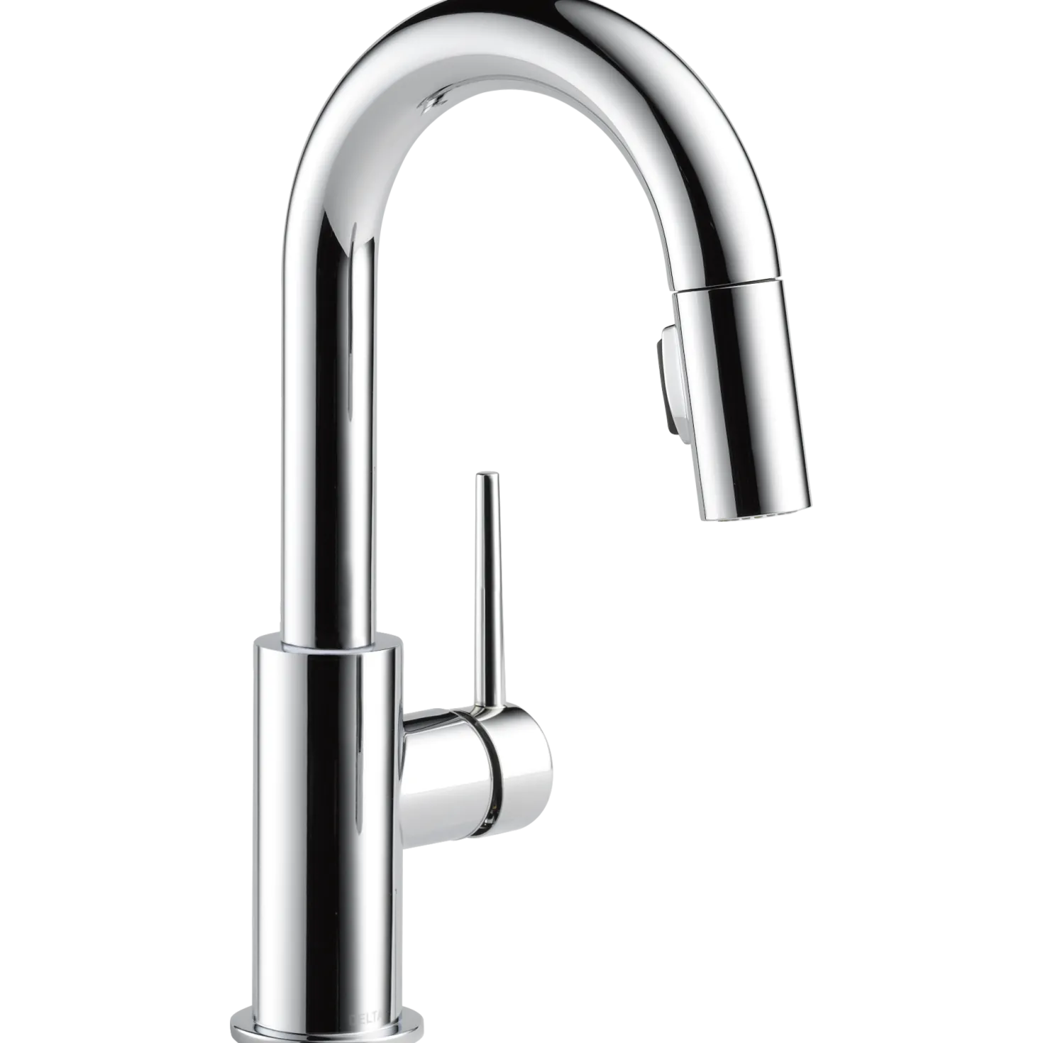 Delta Trinsic Single Handle Pull-Down Bar/Prep Kitchen Limited Swivel