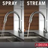 Delta Trinsic Single Handle Pull Down Kitchen Faucet