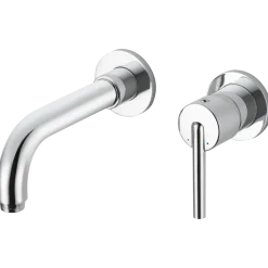 Delta Trinsic Single Handle Wall Mount Bathroom Faucet