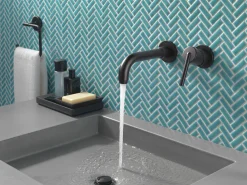 Delta Trinsic Single Handle Wall Mount Bathroom Faucet