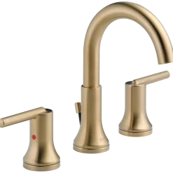 Delta Trinsic Two Handle Widespread Bathroom Faucet w/ Drain