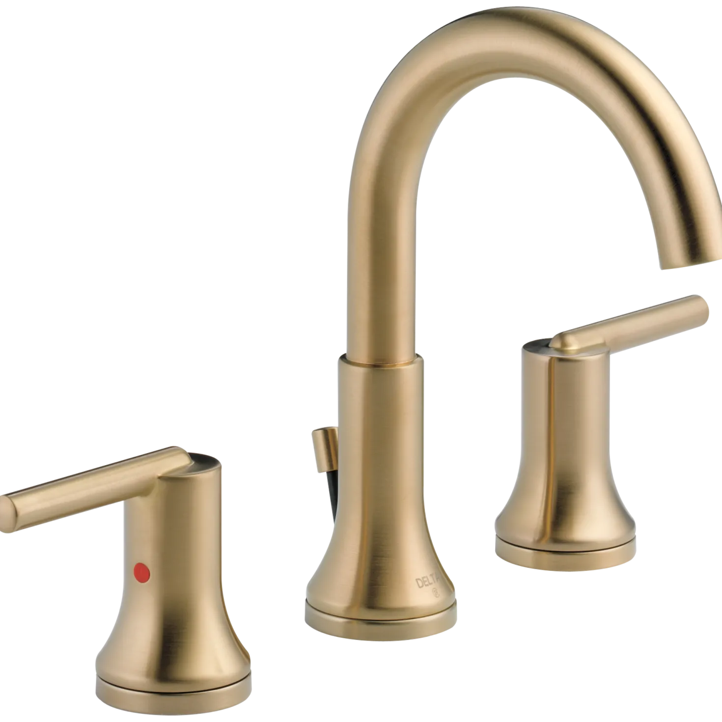 Delta Trinsic Two Handle Widespread Bathroom Faucet w/ Drain