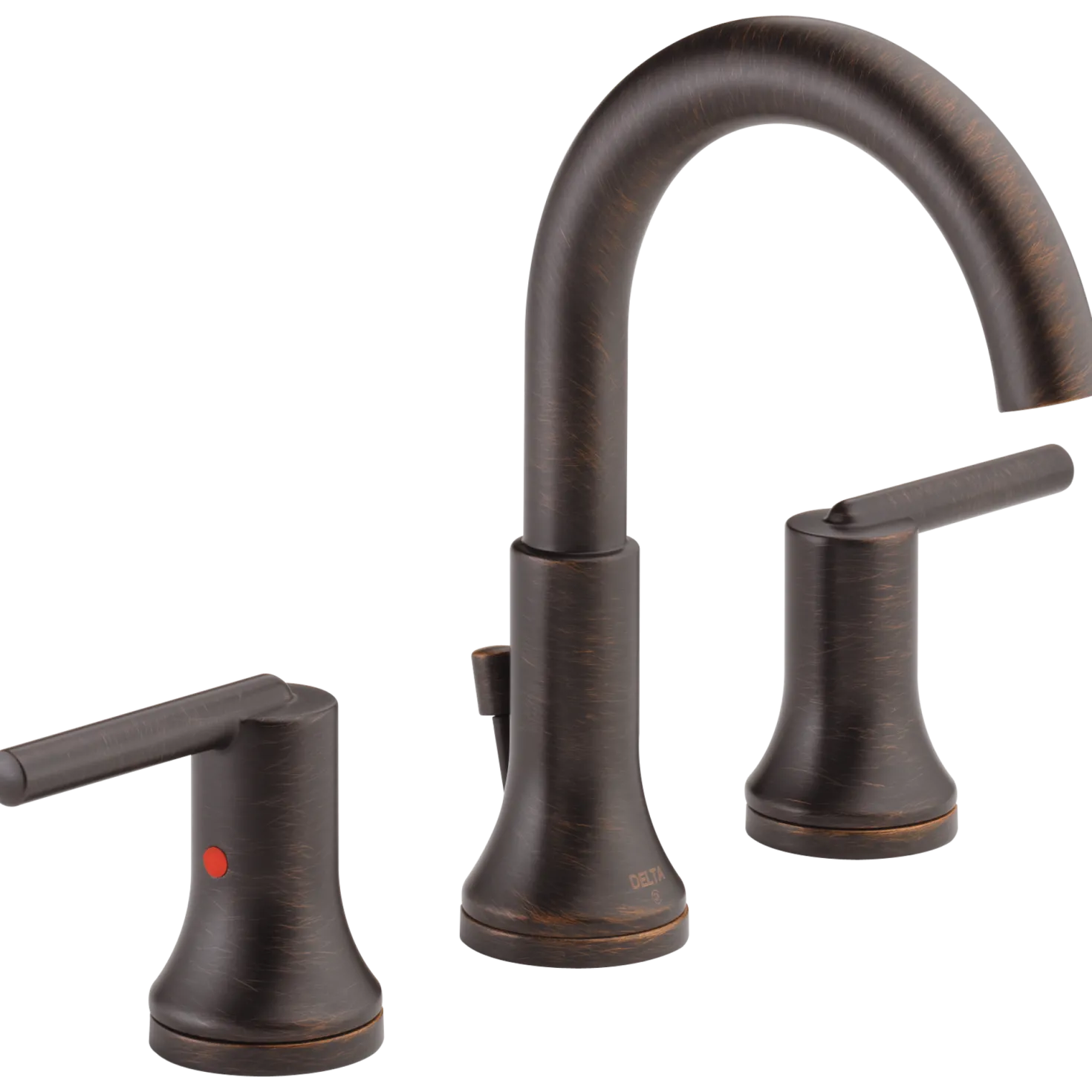 Delta Trinsic Two Handle Widespread Bathroom Faucet w/ Drain