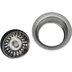 3.5″ Deluxe Garbage Disposal Drain w/ Basket – Brushed Nickel