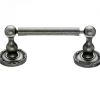 Ed3Ape Tissue Holder With Ribbon & Reed Detail In Antique Pewter