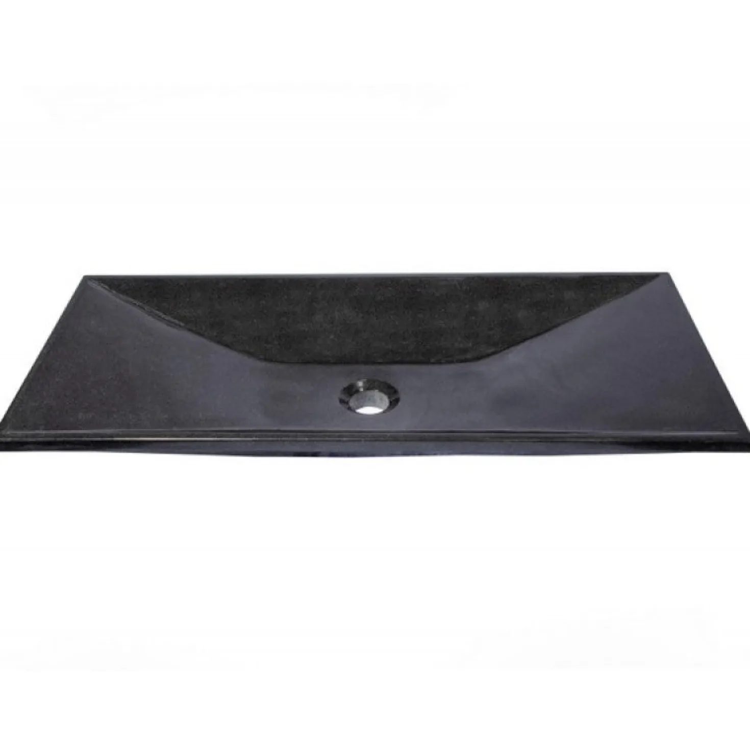 Eden Bath Black Ultra Modern Granite Sink