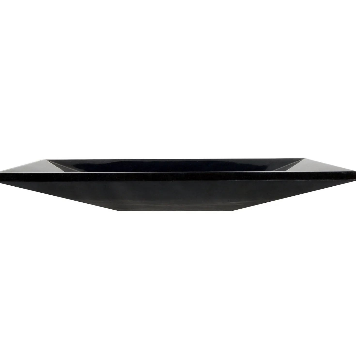 Eden Bath Black Ultra Modern Granite Sink