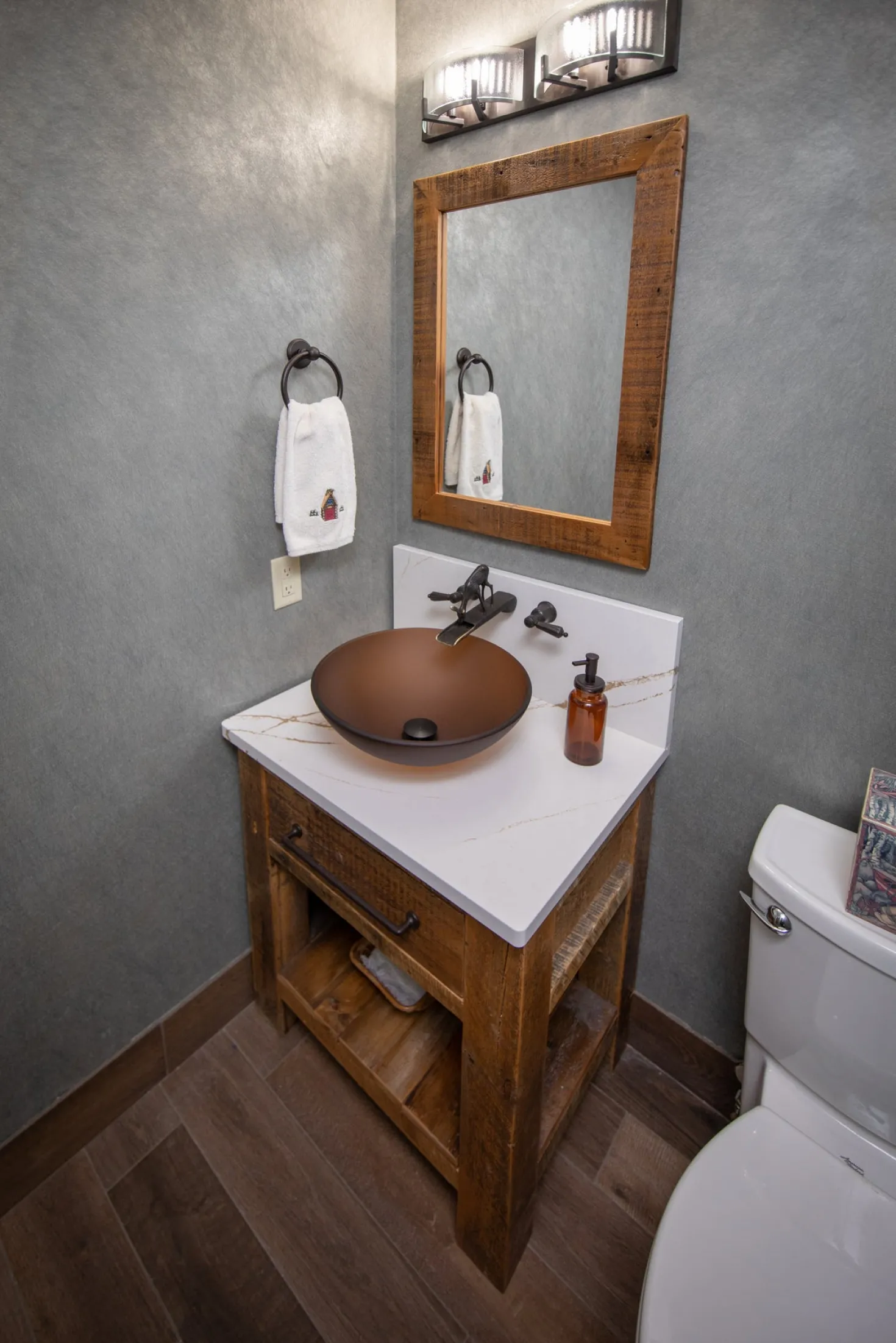 Eden Bath Brown Frosted Glass Vessel Sink Bowl