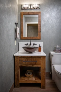 Eden Bath Brown Reflections Glass Vessel Sink