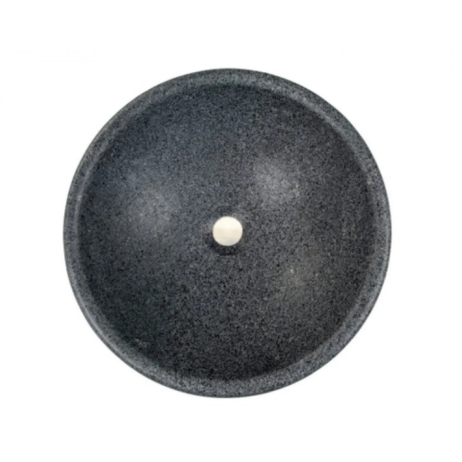Eden Bath Echo Bowl Shaped Vessel Sink - Honed Padang Dark Granite
