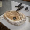 Eden Bath Natural Stone Sink - Jurassic Onyx