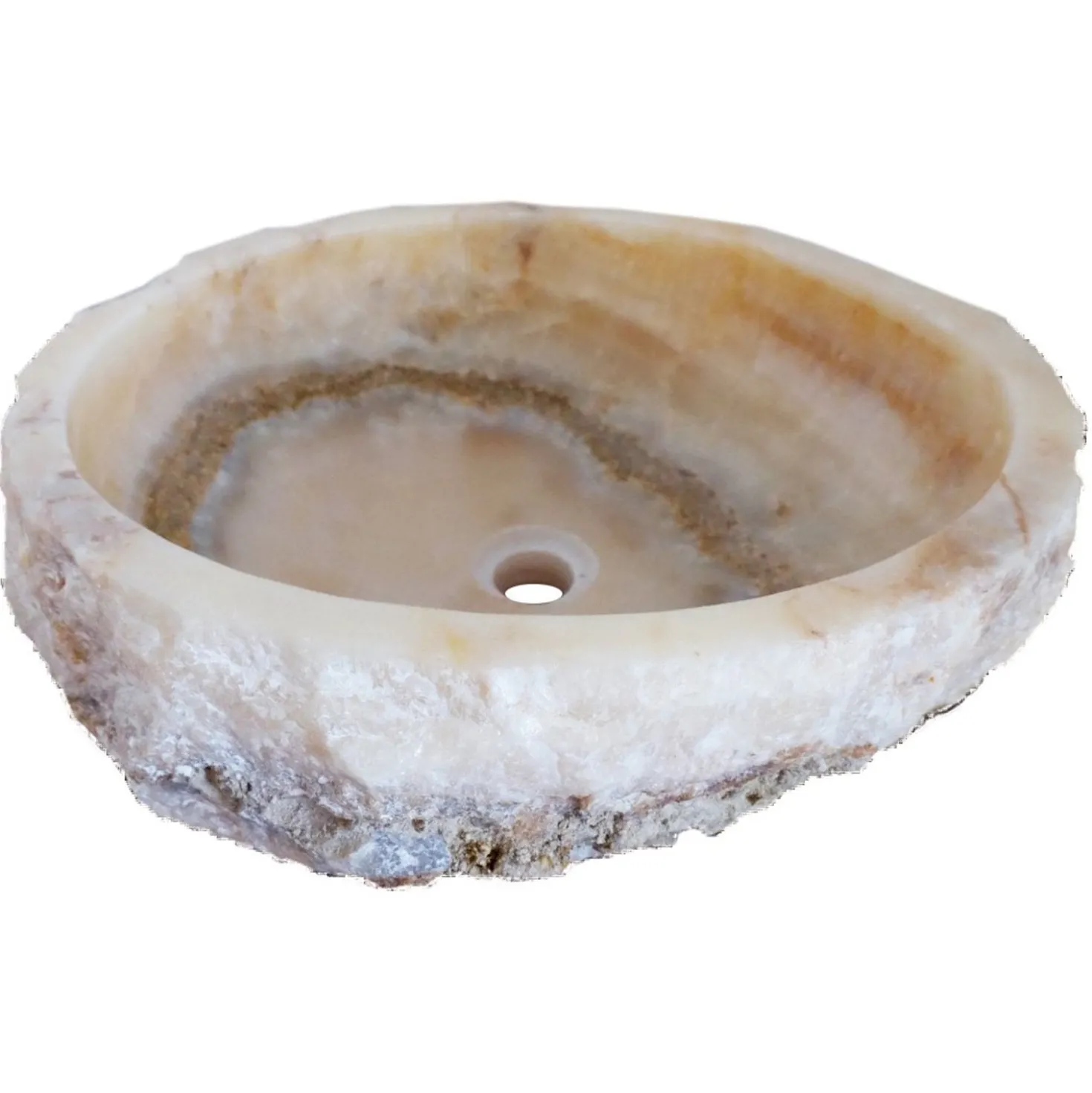Eden Bath Natural Stone Sink - Jurassic Onyx