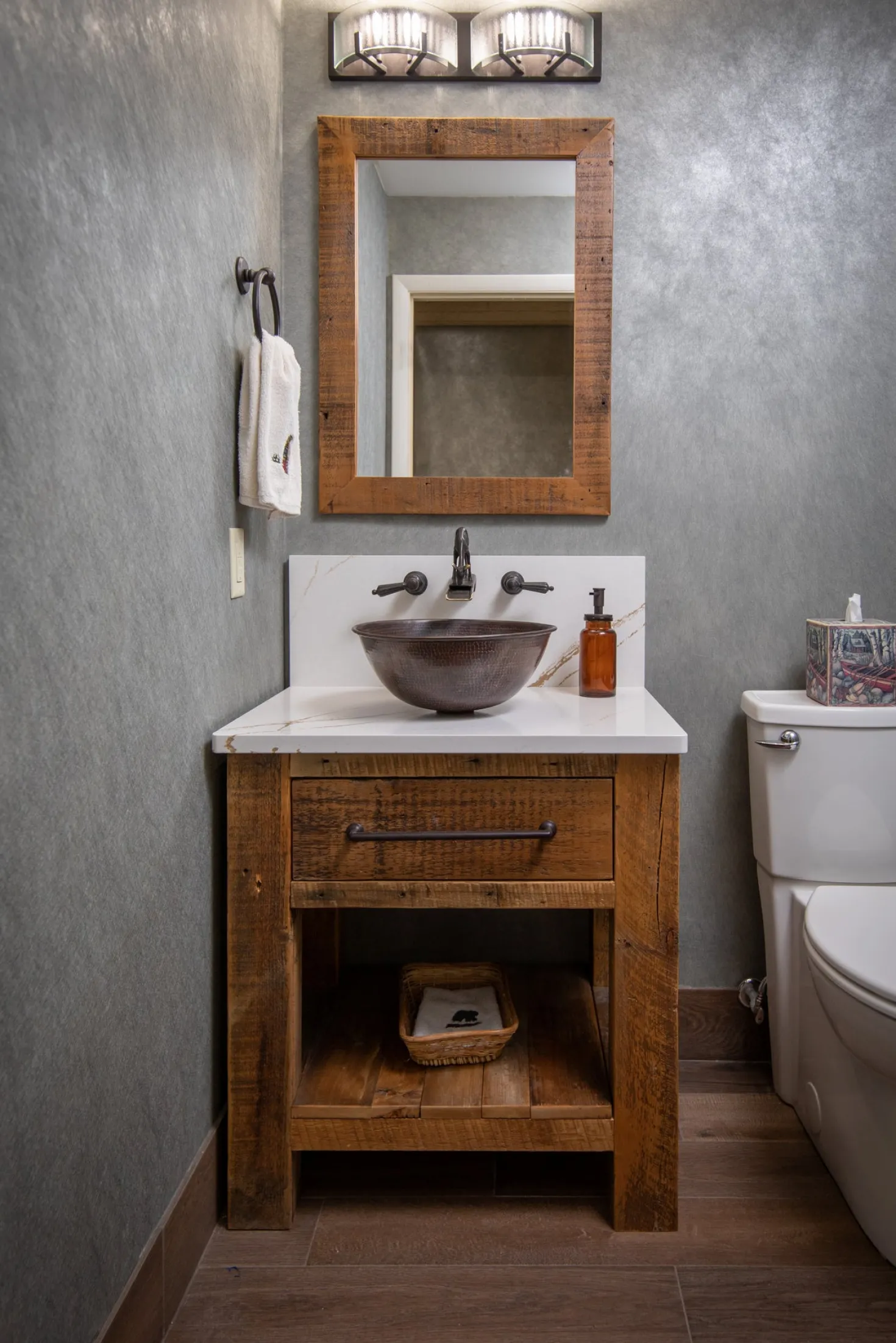 Eden Bath Petite Copper Vessel Sink - Antique Dark Copper