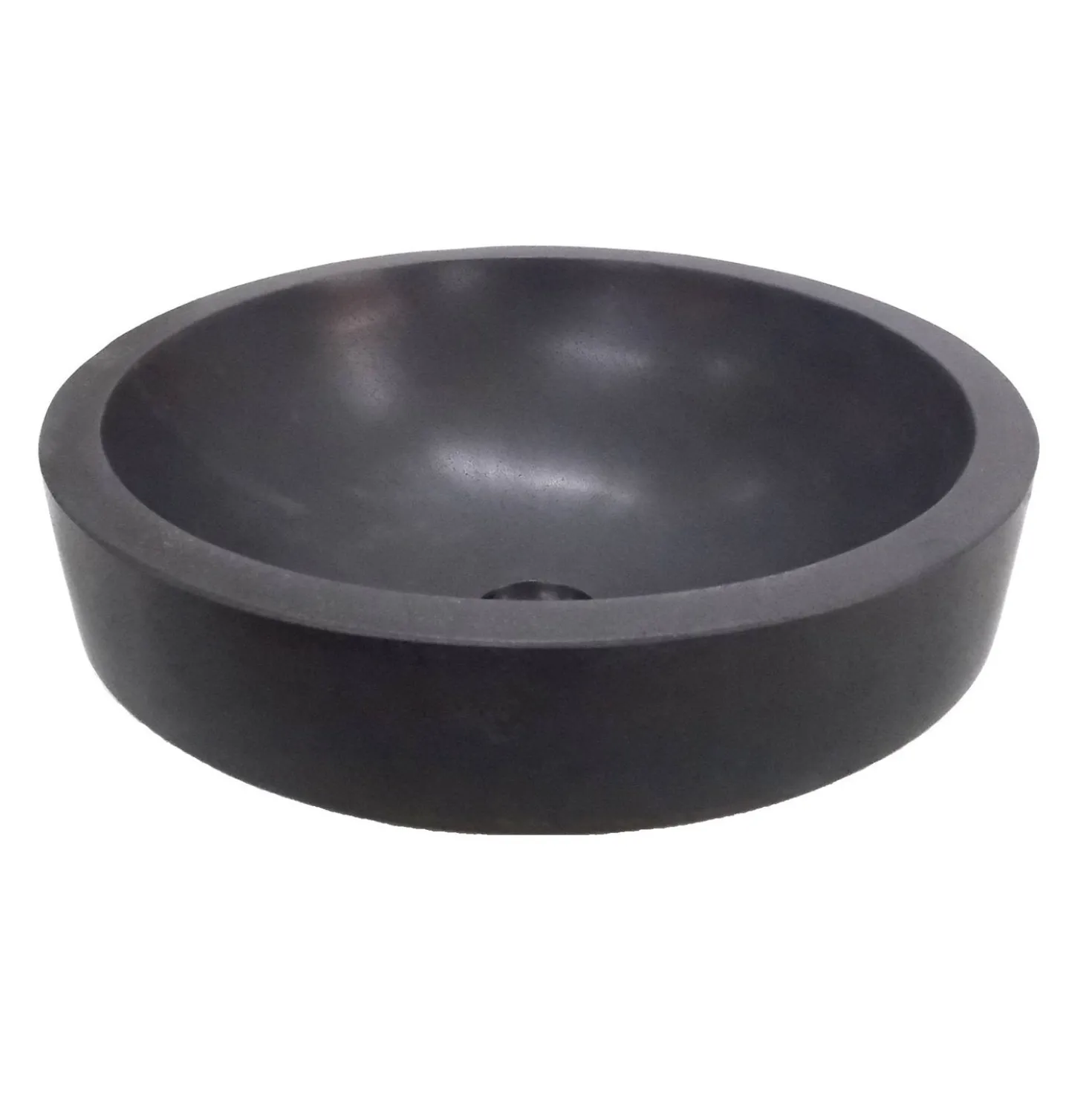 Eden Bath Semi Recessed Lava Stone Vessel Sink With Apron