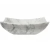 Eden Bath Square Deep Zen Sink - Carrara Marble