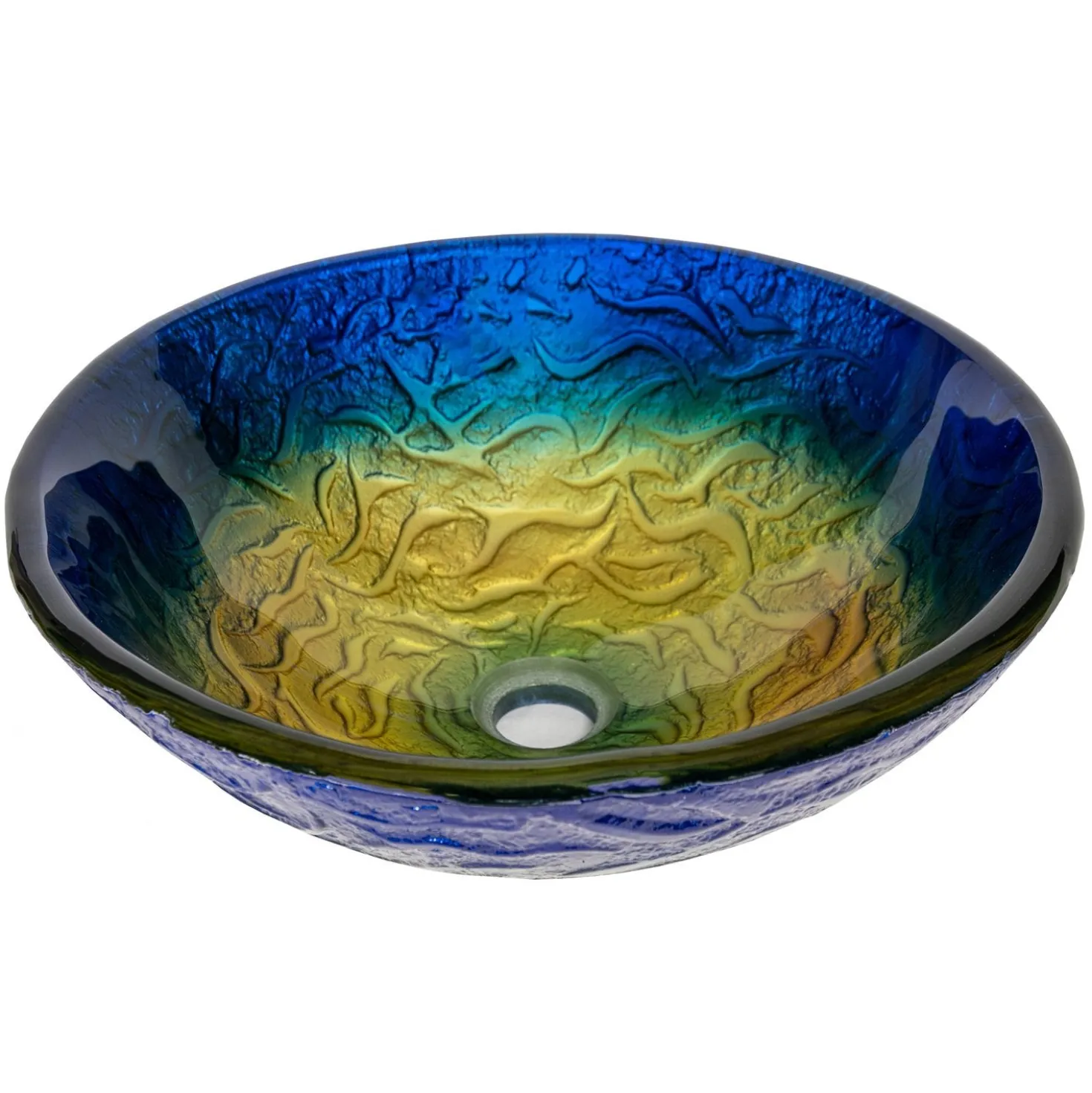 Eden Bath True Planet Glass Vessel Sink