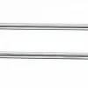 Ed7Pcc 18" Double Towel Bar With Oval Backplate In Polished Chrome