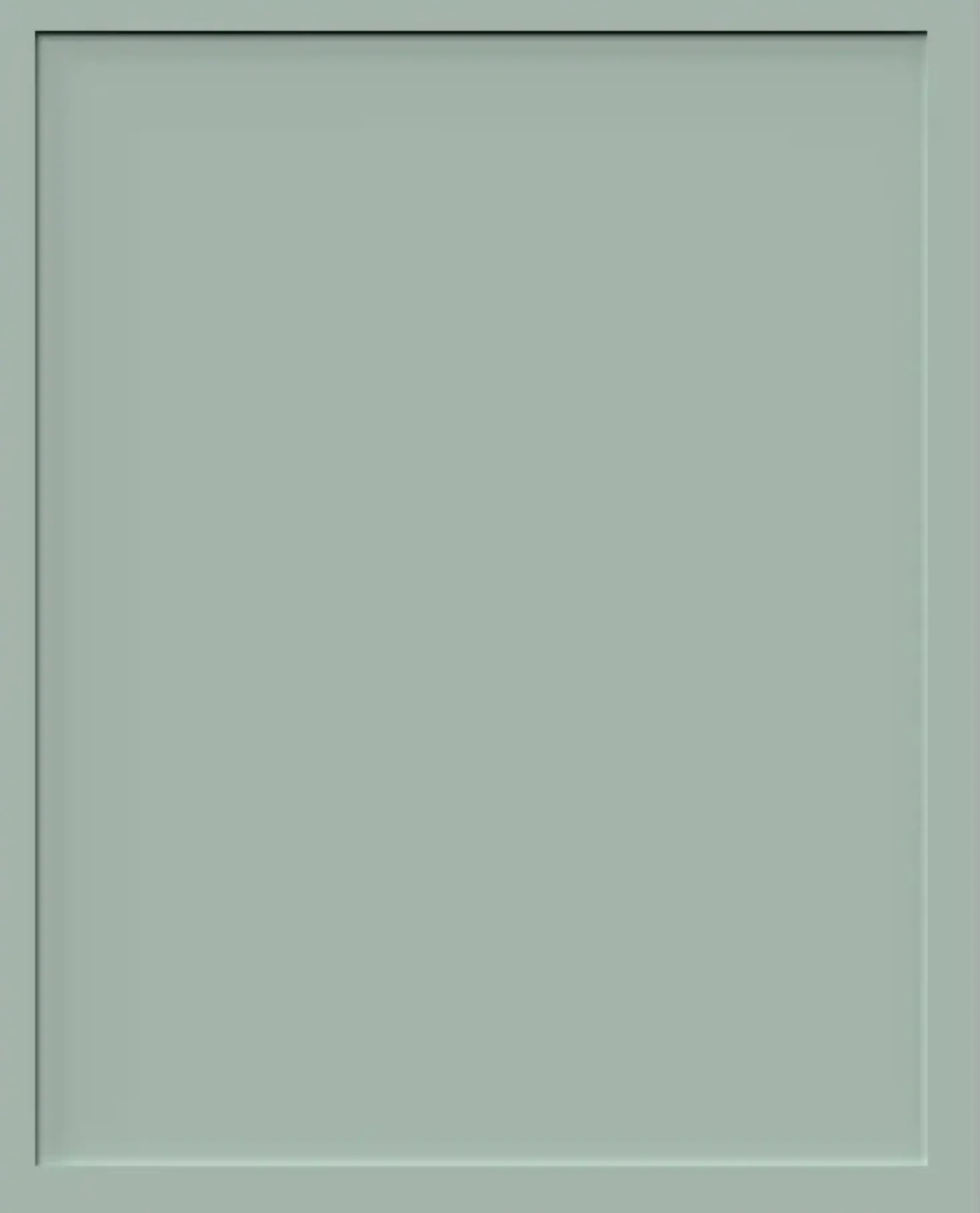 Fabuwood Small Sample Door in Sage Green