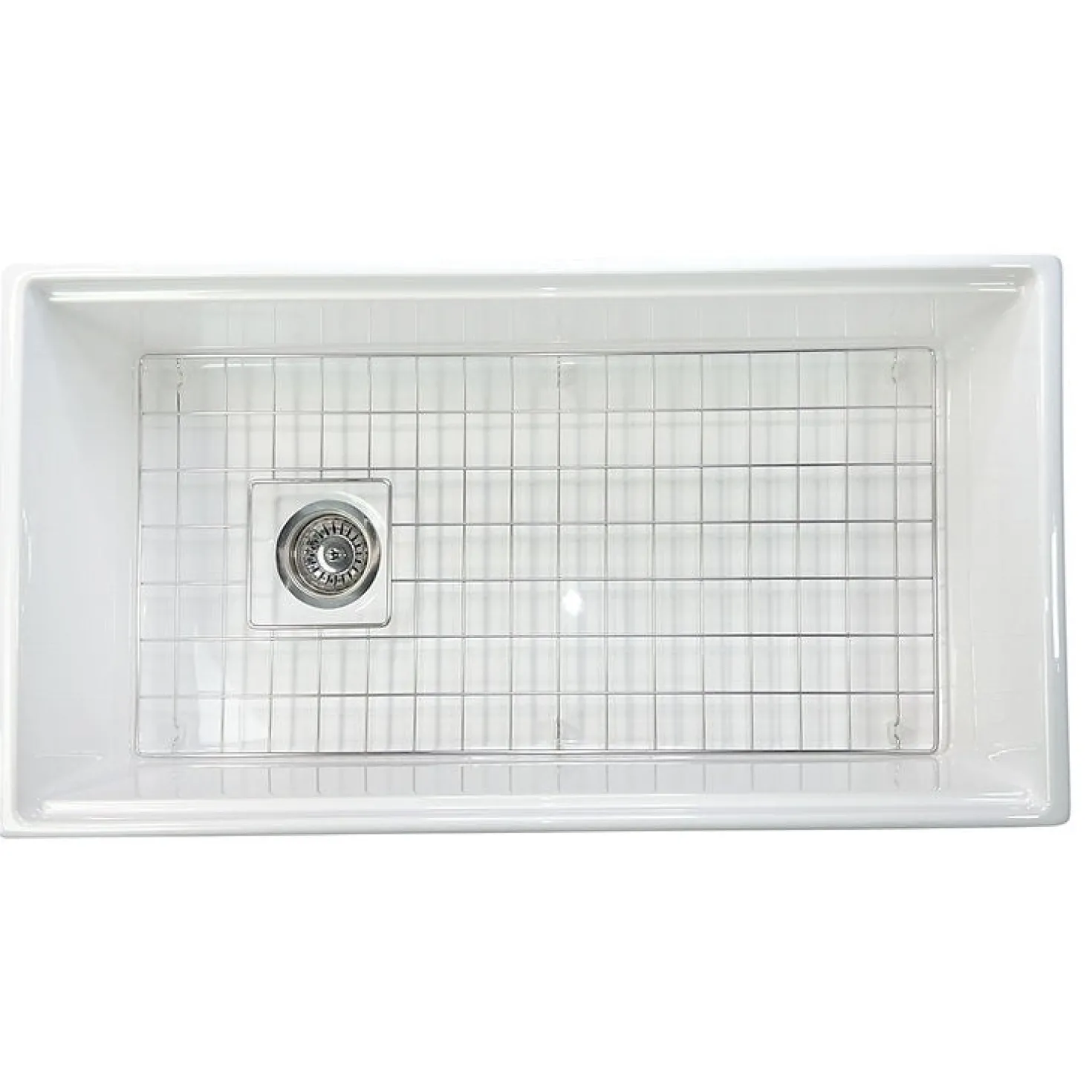 36" Fireclay Farmhouse Workstation Single Bowl Sink