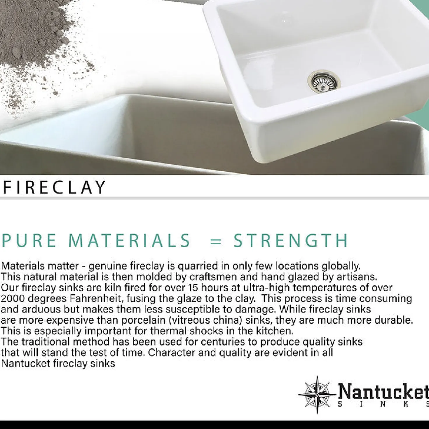 36" Fireclay Farmhouse Workstation Single Bowl Sink