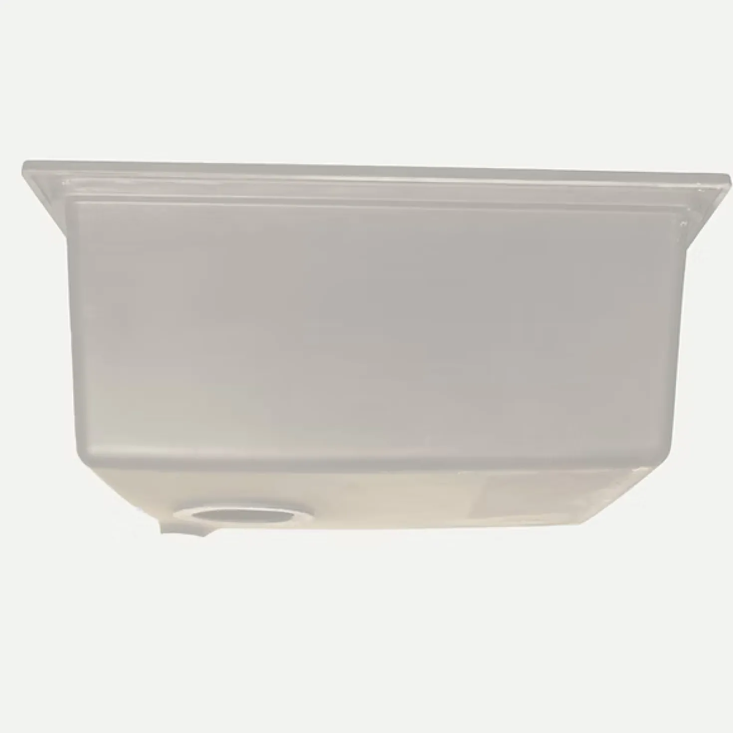22" Granite Composite Dualmount Workstation Sink in White