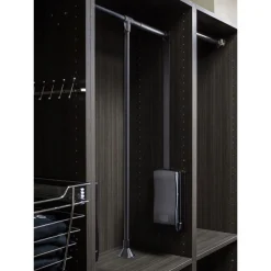 Hardware Resources Black Powder Coat Expanding Wardrobe Lift