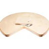 Hardware Resources 32" Kidney Banded Lazy Susan