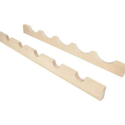 Hardware Resources Maple Wine Bottle Rack