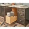 Hardware Resources Preassembled 35 Quart Single Pullout Waste Container System