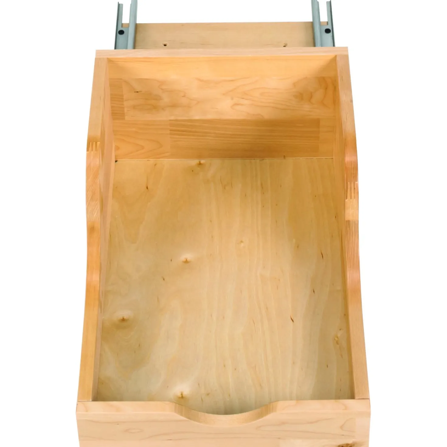 Hardware Resources Preassembled Vanity Depth High Back Rollout Drawer for Cabinet Opening