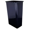 Hardware Resources 50-Quart Plastic Waste Container in Black