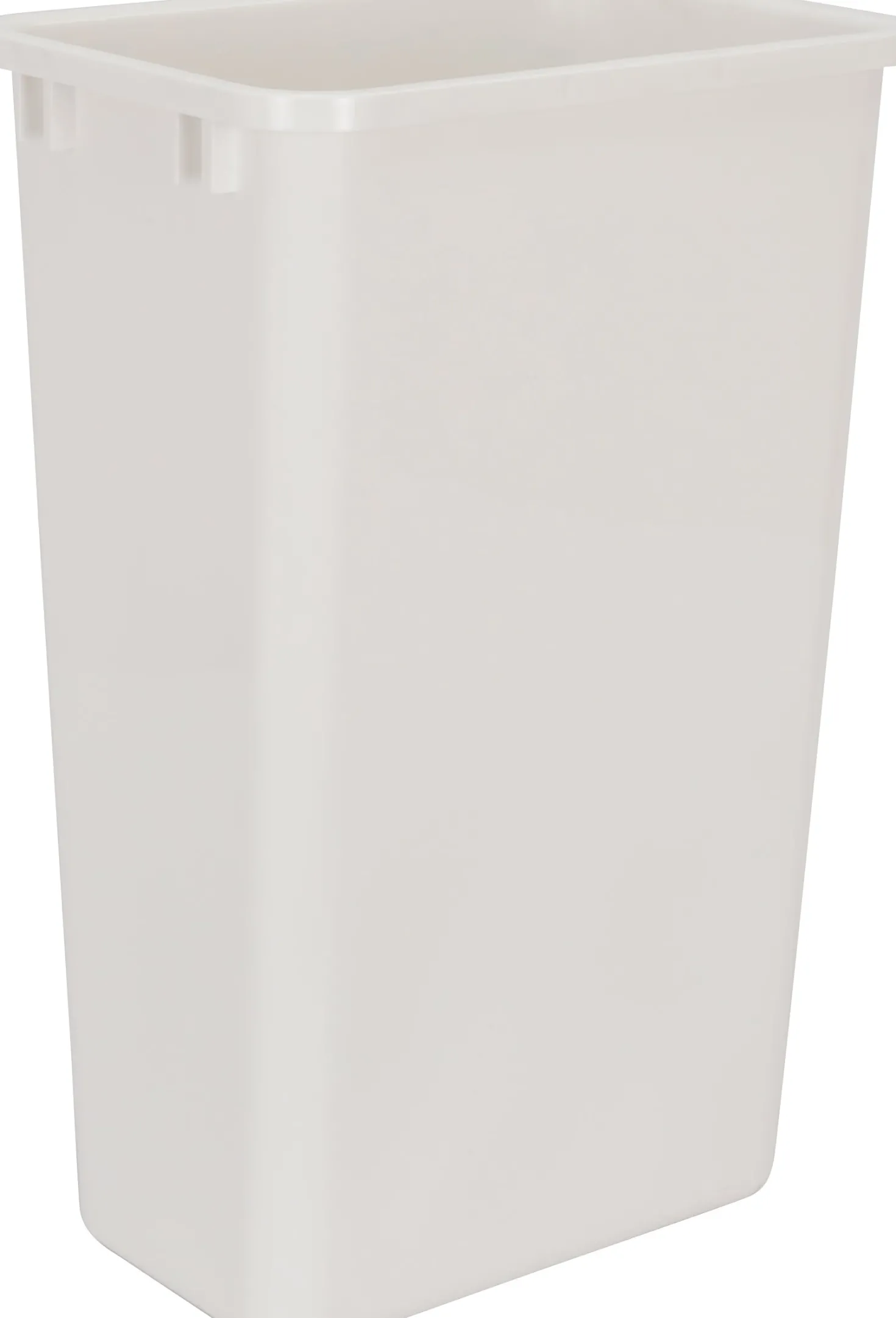 Hardware Resources 50-Quart Plastic Waste Container in White