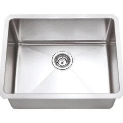 Hardware Resources Stainless Steel 16 Gauge Fabricated Kitchen Sink