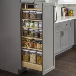 Hardware Resources Wood Pantry Cabinet Pullout