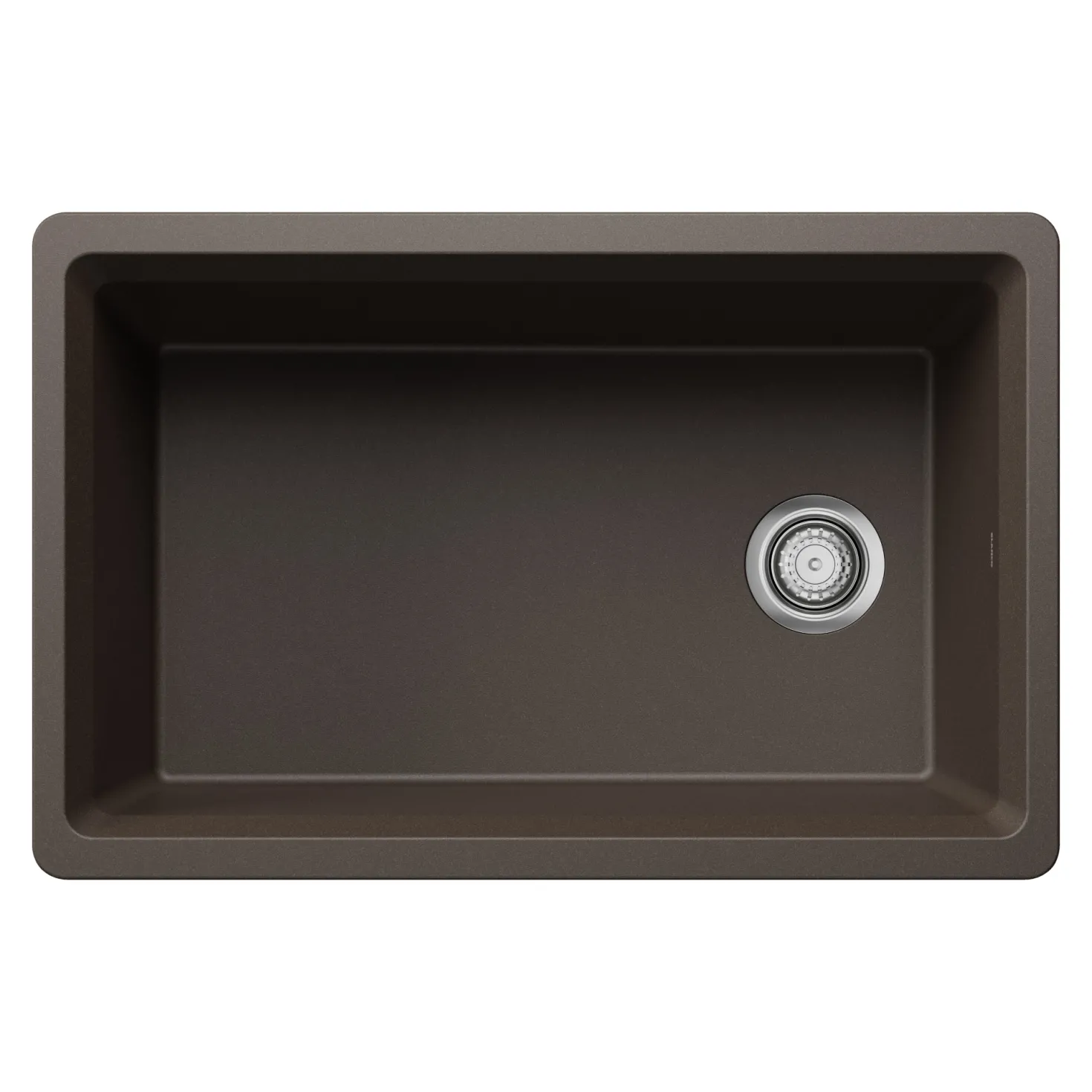Inteos SILGRANIT 30" Single Bowl Reversible Undermount Workstation Kitchen Sink