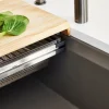 Inteos SILGRANIT 33" Single Bowl Reversible Undermount Workstation Kitchen Sink